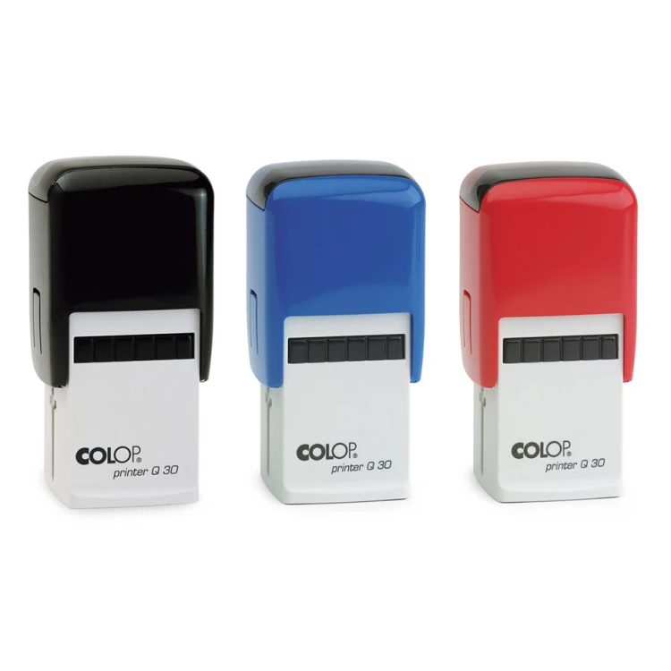 Self-inking square stamp COLOP Printer Q30 - text plate size: 31x31mm - COL069