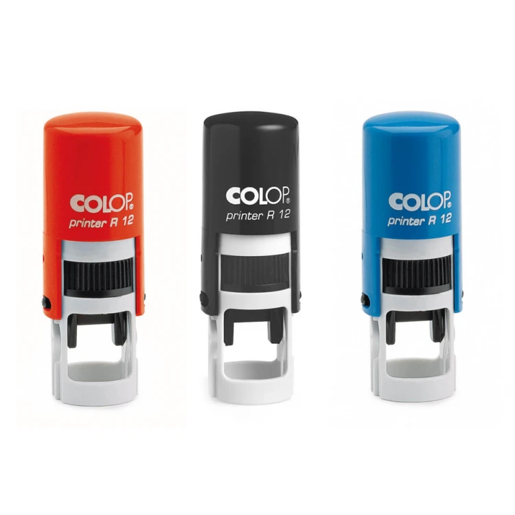 Self-inking round stamp COLOP Printer R12 - text plate size: 12x12mm - COL071
