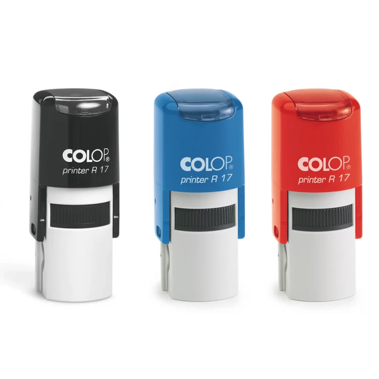 Self-inking round stamp COLOP Printer R17 - text plate size: 17x17mm - COL073