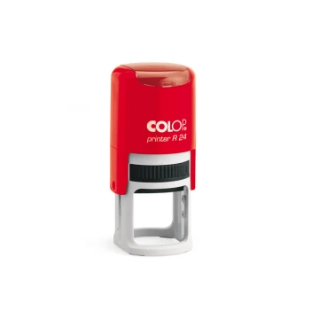 Self-inking round stamp COLOP Printer R24 - text plate size: 24x24mm - COL075