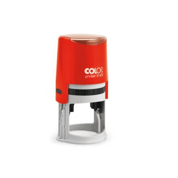 Self-inking round stamp COLOP Printer R45 - text plate size: 45x45mm - COL078