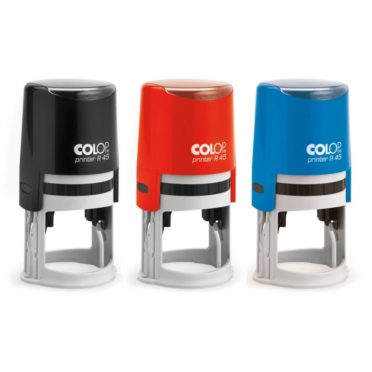 Self-inking round stamp COLOP Printer R45 - text plate size: 45x45mm - COL078