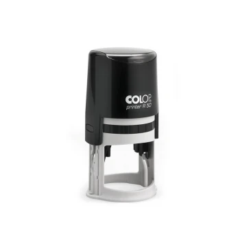 Self-inking round stamp COLOP Printer R50 - text plate size: 50x50mm - COL079
