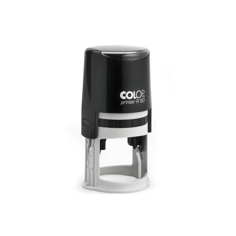 Self-inking round stamp COLOP Printer R50 - text plate size: 50x50mm - COL079