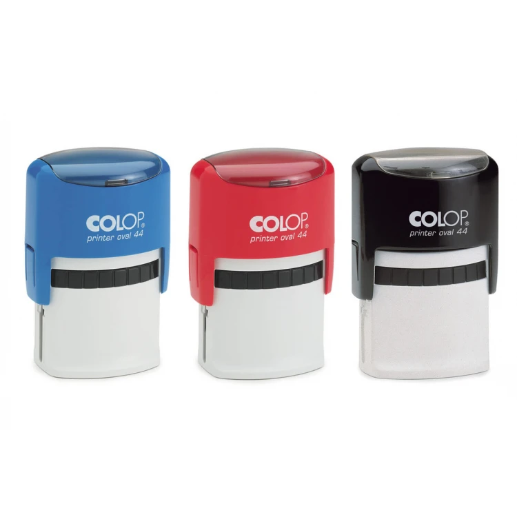 Self-inking oval stamp COLOP Printer O44 - text plate size: 44x28mm - COL079