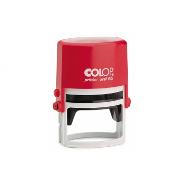 Self-inking oval stamp COLOP Printer O55 - text plate size: 55x35mm - COL080