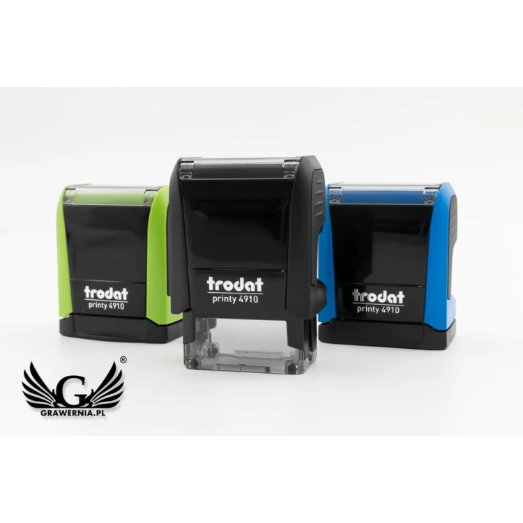 Self-inking stamp TRODAT Printy 4910 - text plate size: 26mm x 9mm