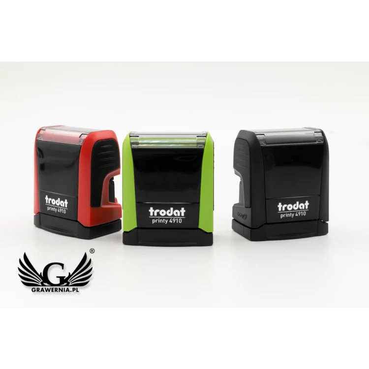 Self-inking stamp TRODAT Printy 4910 - text plate size: 26mm x 9mm