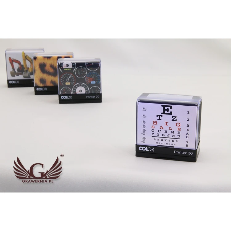 Self-inking stamp COLOP Printer 20 - text plate size: 38 x 14mm