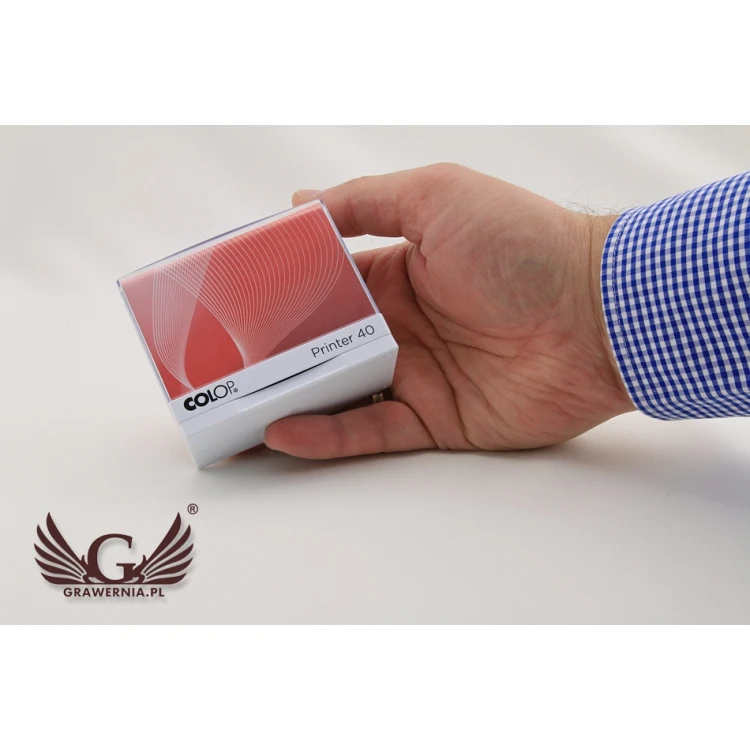 Self-inking stamp COLOP Printer 40 - text plate size: 59 x 23mm