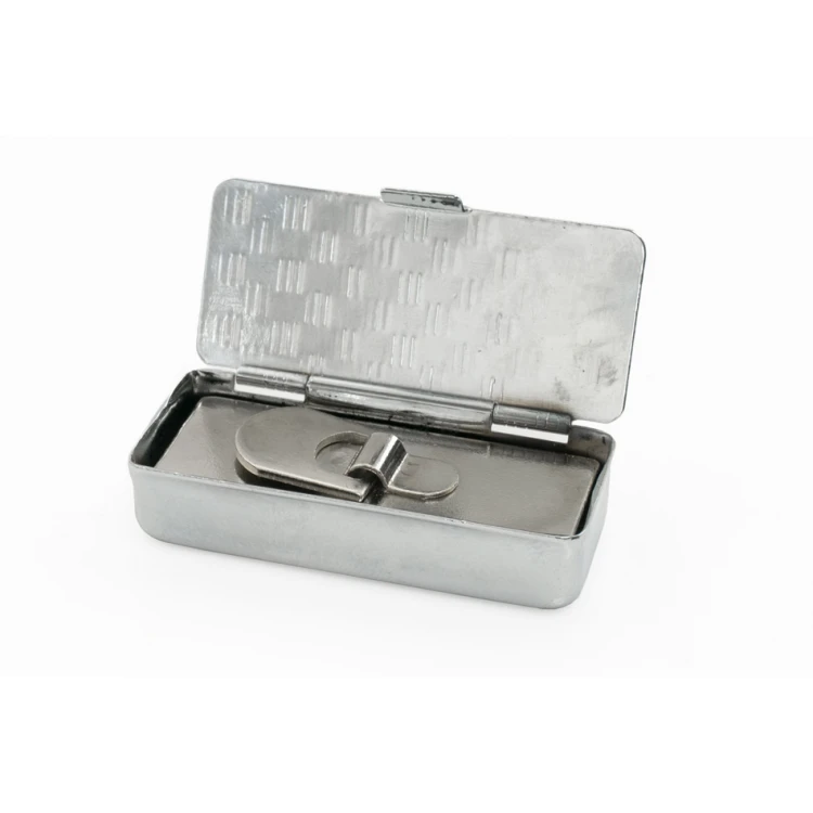 Stamp in a Metal Box - 1 - Impression Size 15x35mm - PM001