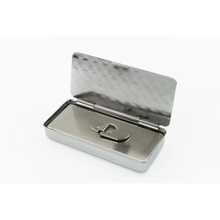 Stamp in a Metal Box - 3.5 - Impression Size 23x58mm - PM004