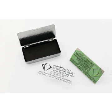 Stamp in a Metal Box - 4 - Impression Size 26x58mm - PM005