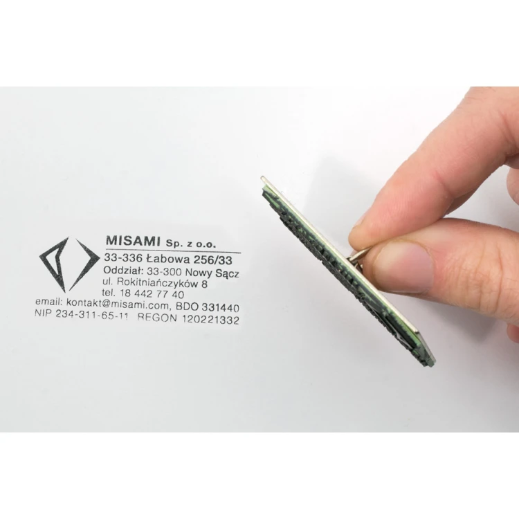 Stamp in a Metal Box - 4 - Impression Size 26x58mm - PM005
