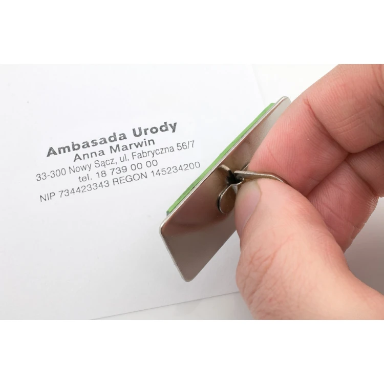 Stamp in a Metal Box - 2.5 - Impression Size 20x48mm - PM003