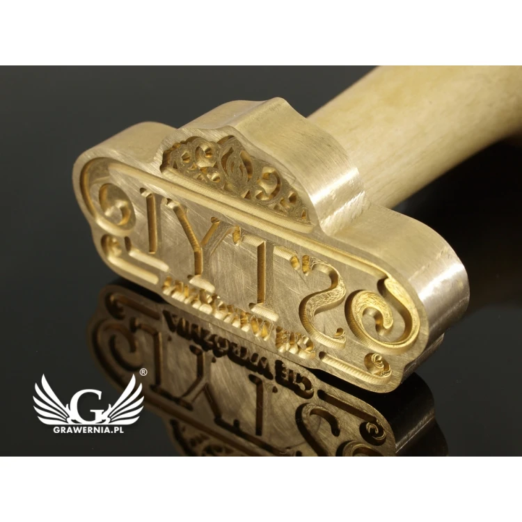 Seal for stamping in wax - CNC - dimensions: 57x30.57mm