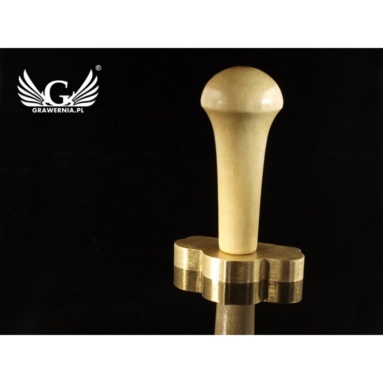 Seal for stamping in wax - CNC - dimensions: 57x30.57mm