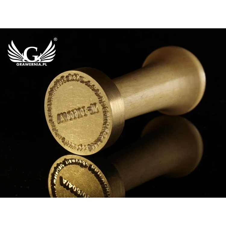 Seal for stamping in wax - CNC - diameter 33mm