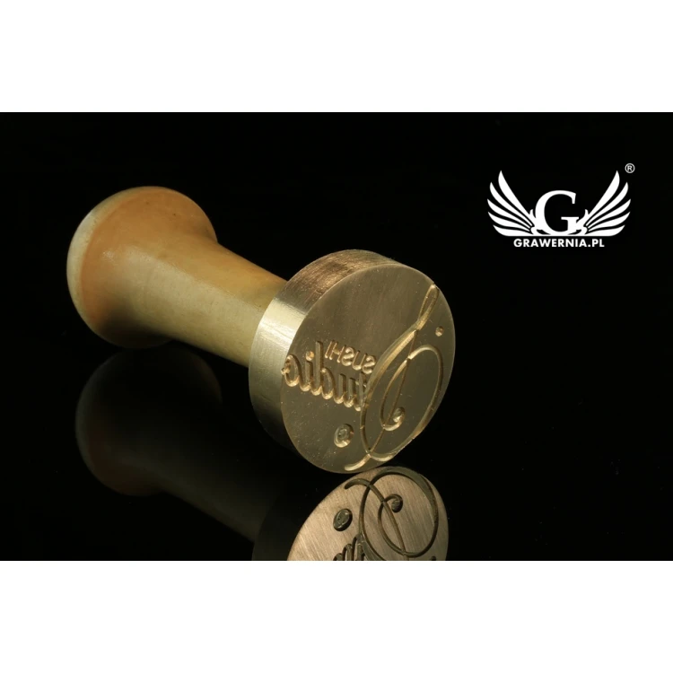 Seal for stamping in wax - CNC - diameter 38mm