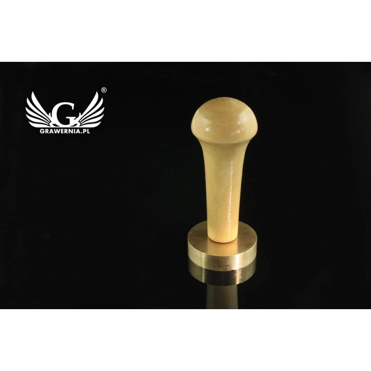 Seal for stamping in wax - CNC - diameter 38mm