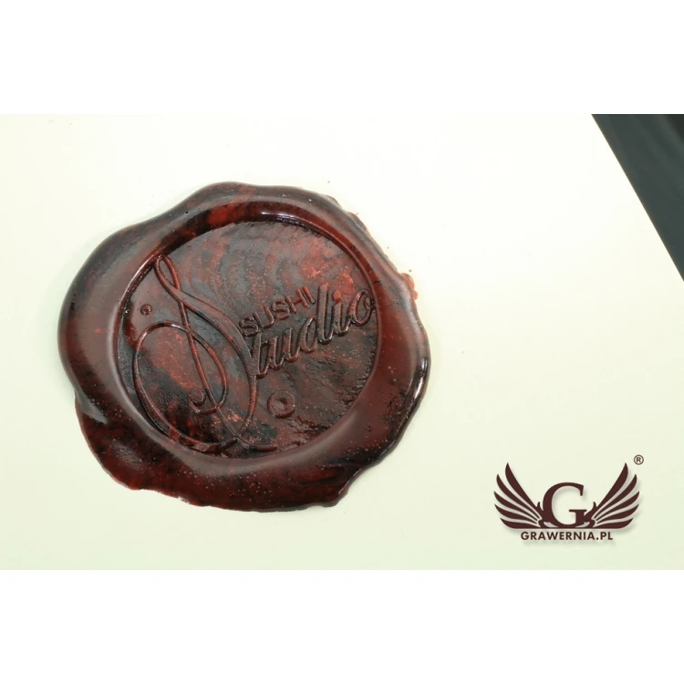 Seal for stamping in wax - CNC - diameter 38mm