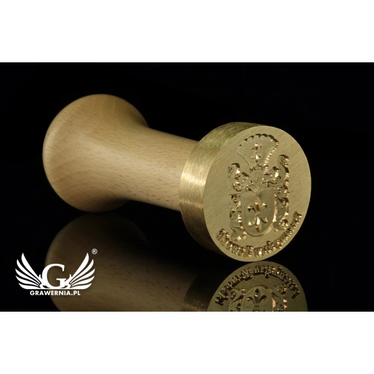 Herbal Stamp for Wax Sealing - CNC - Diameter 33mm