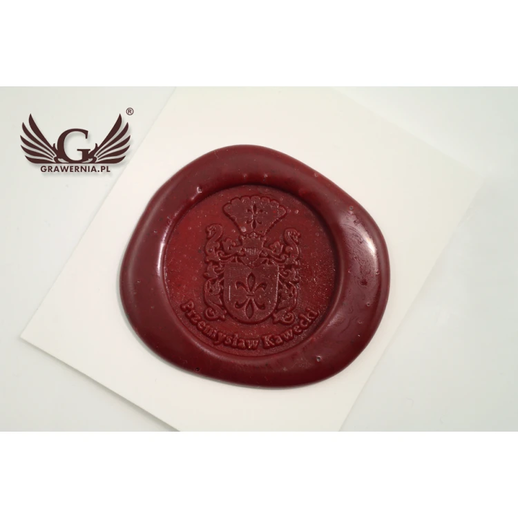 Herbal Stamp for Wax Sealing - CNC - Diameter 33mm
