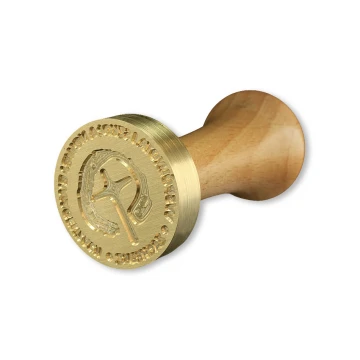 Seal for stamping in wax - CNC - diameter 38mm, concave engraving