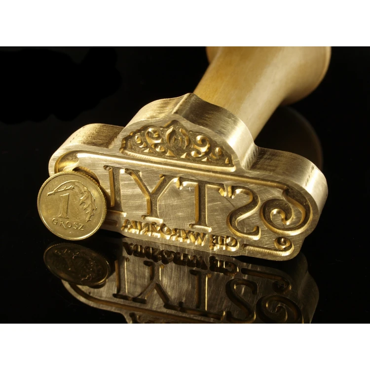 Seal for stamping in wax - CNC - dimensions: 57x30.57mm