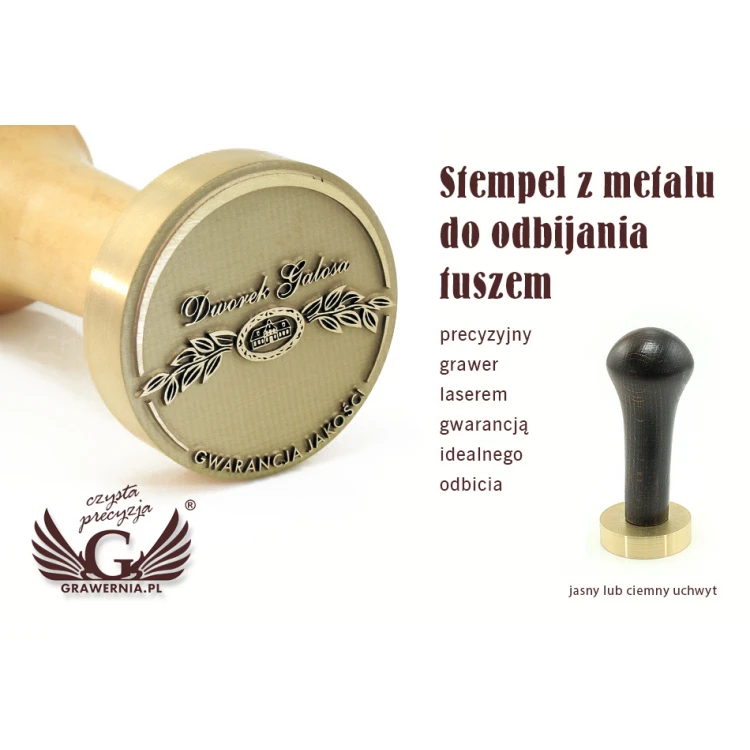 Decorative Seal for Ink Stamping - Diameter 38mm