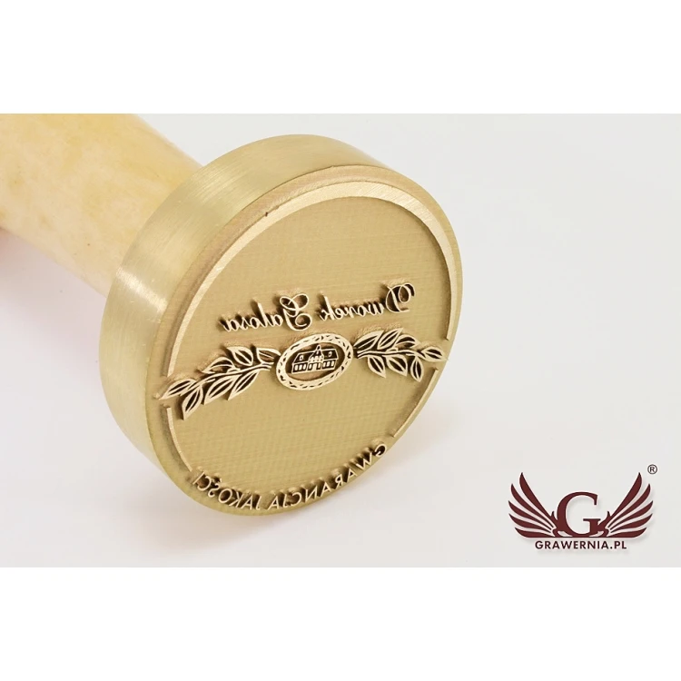 Decorative Seal for Ink Stamping - Diameter 38mm