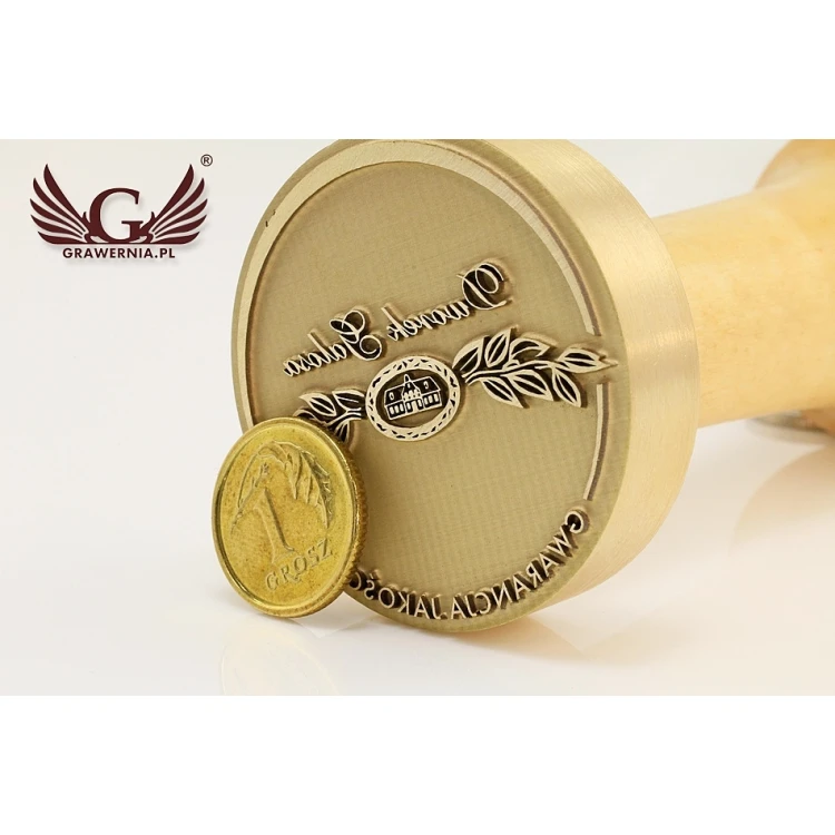 Decorative Seal for Ink Stamping - Diameter 38mm