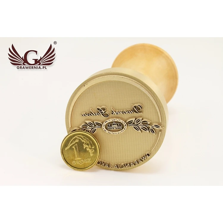Decorative Seal for Ink Stamping - Diameter 38mm