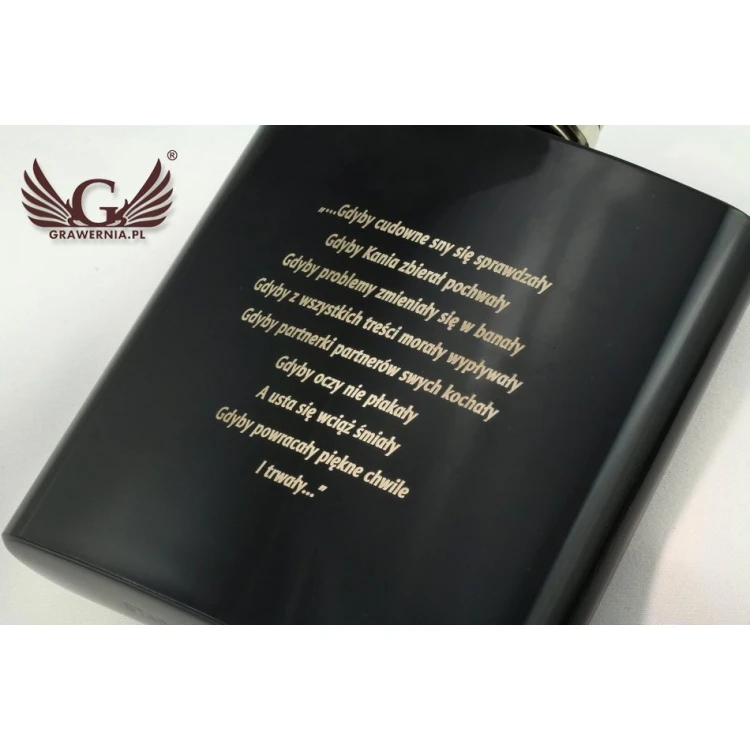 MORAY Hip Flask with Engraving - 180ml