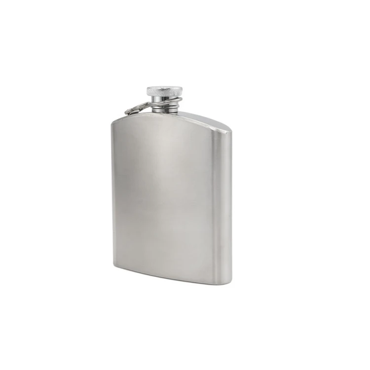 Dan Barmore KARIS Steel Hip Flask with Engraving - 240ml - AL016