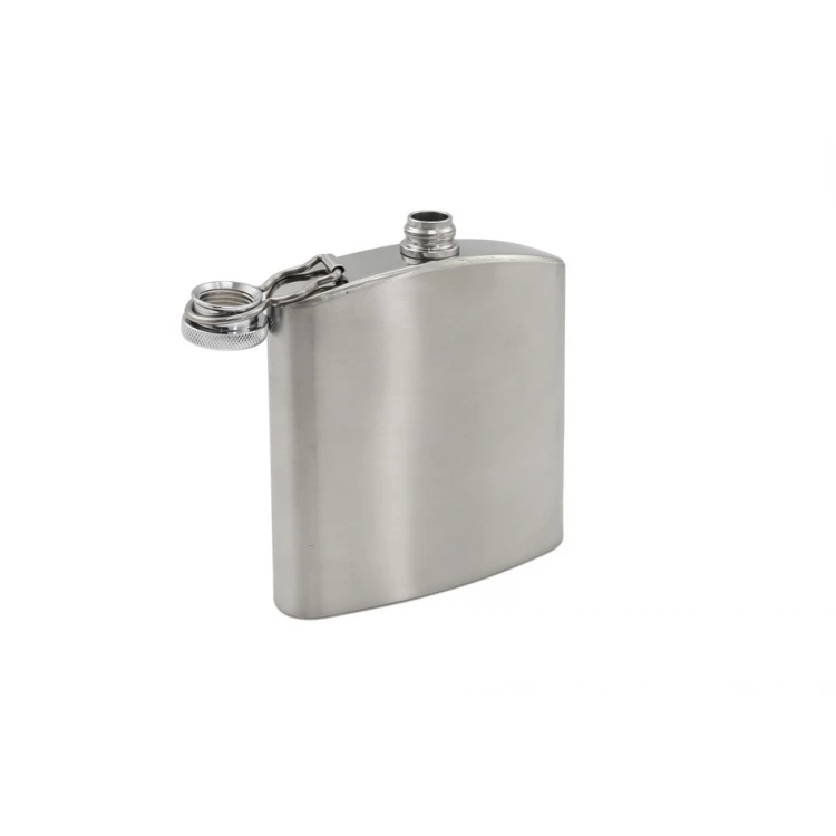 Dan Barmore KARIS Steel Hip Flask with Engraving - 240ml - AL016