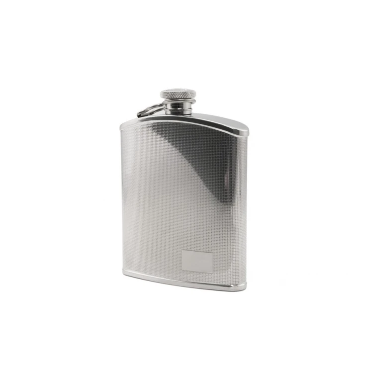 Dan Barmore LOIMA Steel Hip Flask with Engraving - 180ml - AL017