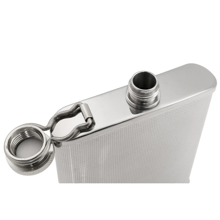 Dan Barmore LOIMA Steel Hip Flask with Engraving - 180ml - AL017