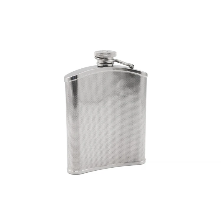 Dan Barmore LOIMA Steel Hip Flask with Engraving - 180ml - AL017