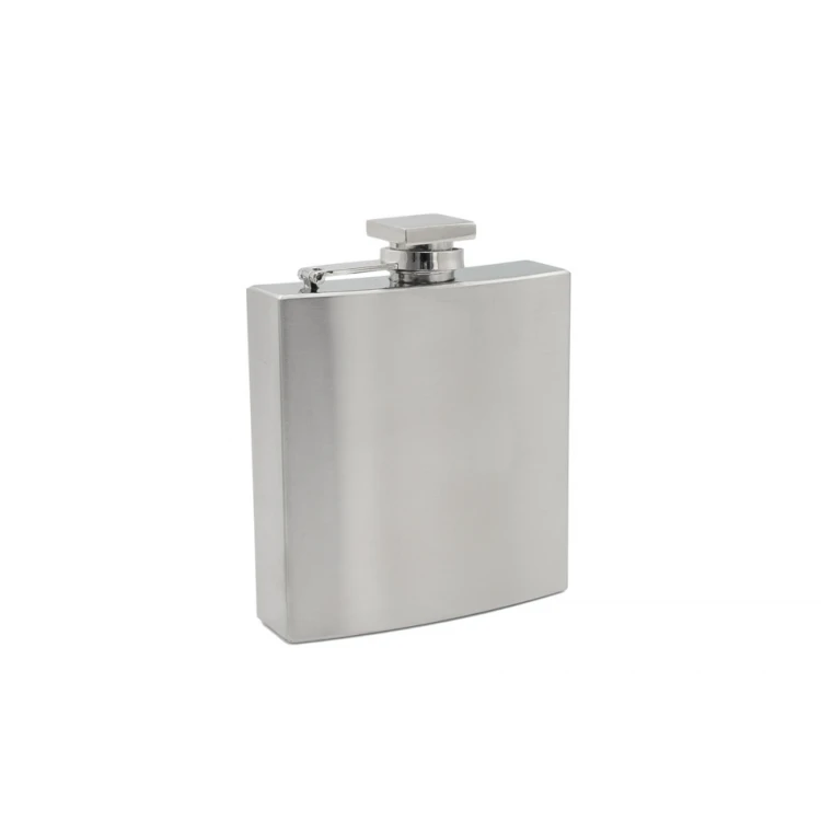 Dan Barmore SAN REMO Steel Hip Flask with Engraving - 180ml - AL019