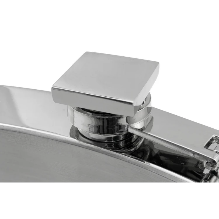 Dan Barmore SAN REMO Steel Hip Flask with Engraving - 180ml - AL019
