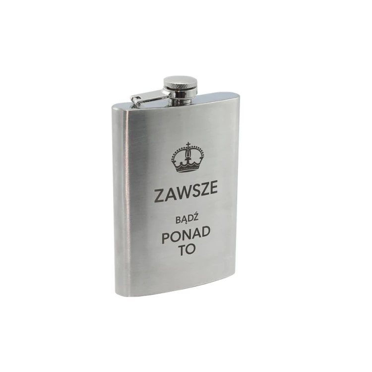 Nevis Steel Hip Flask with Engraving - 240ml