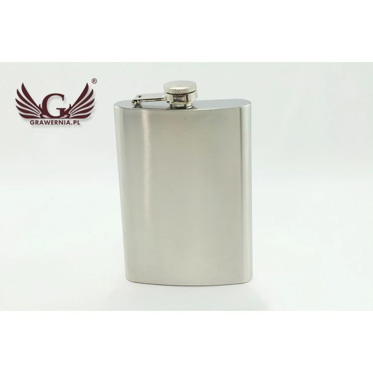Nevis Steel Hip Flask with Engraving - 240ml