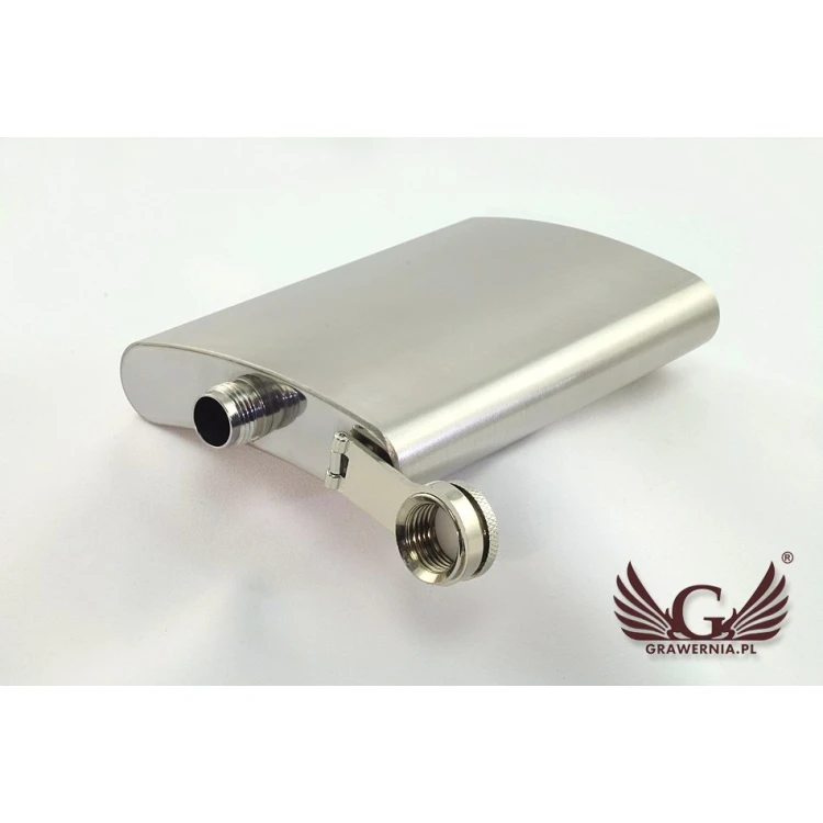 Nevis Steel Hip Flask with Engraving - 240ml