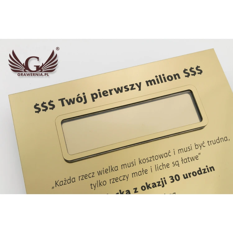 First Million - 18th Birthday Gift - size 200x150mm - DS038