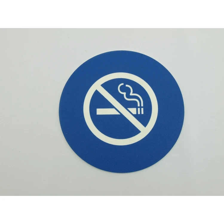 Pictograms - blue color - plaque with a diameter of 12 cm