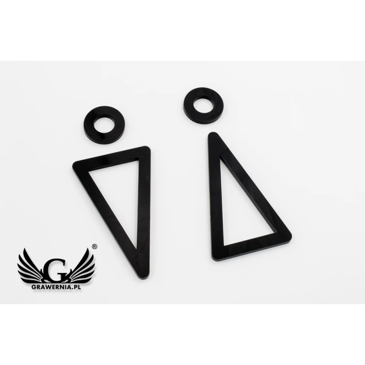 Pictograms from Plexi for Toilets - Black Acrylic 3mm - TT022