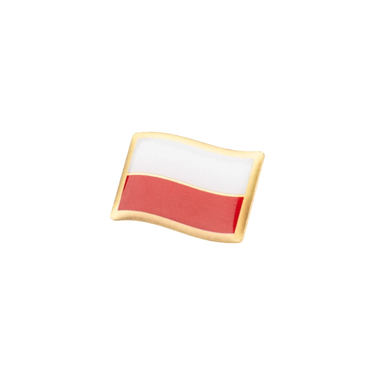 Patriotic Pin with Polish Flag - size 21x13mm - PWD035