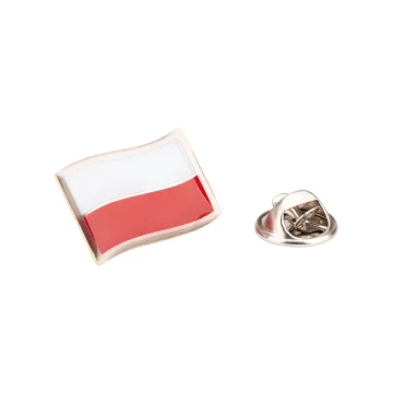 Patriotic Pin with Polish Flag - size 21x13mm - PWD036