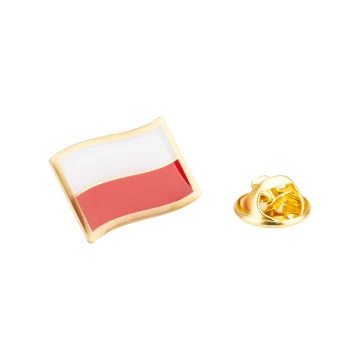 Patriotic Pin with Polish Flag - size 21x13mm - PWD035